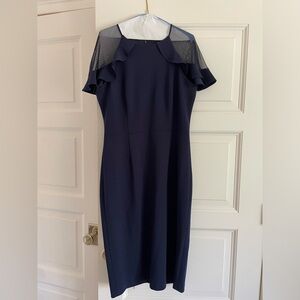 Eliza J navy dress